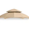 Heritage Gazebo Beige Replacement Canopy -Outdoor Decor Sales 810549236 1