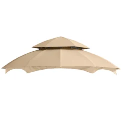 Heritage Gazebo Beige Replacement Canopy -Outdoor Decor Sales 810549236 11