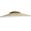 Bamboo Look Gazebo Beige Replacement Riplock Canopy -Outdoor Decor Sales 810549240 1
