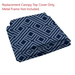 Monterey Gazebo Midnight Blue Trellis Replacement Canopy -Outdoor Decor Sales 810549249 21
