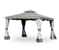 Monterey Gazebo Stone Stripe Replacement Canopy