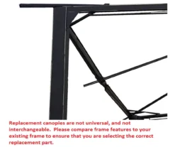 Monterey Gazebo Stone Stripe Replacement Canopy 13 Monterey Gazebo Stone Stripe Replacement Canopy -Outdoor Decor Sales 810549252 4