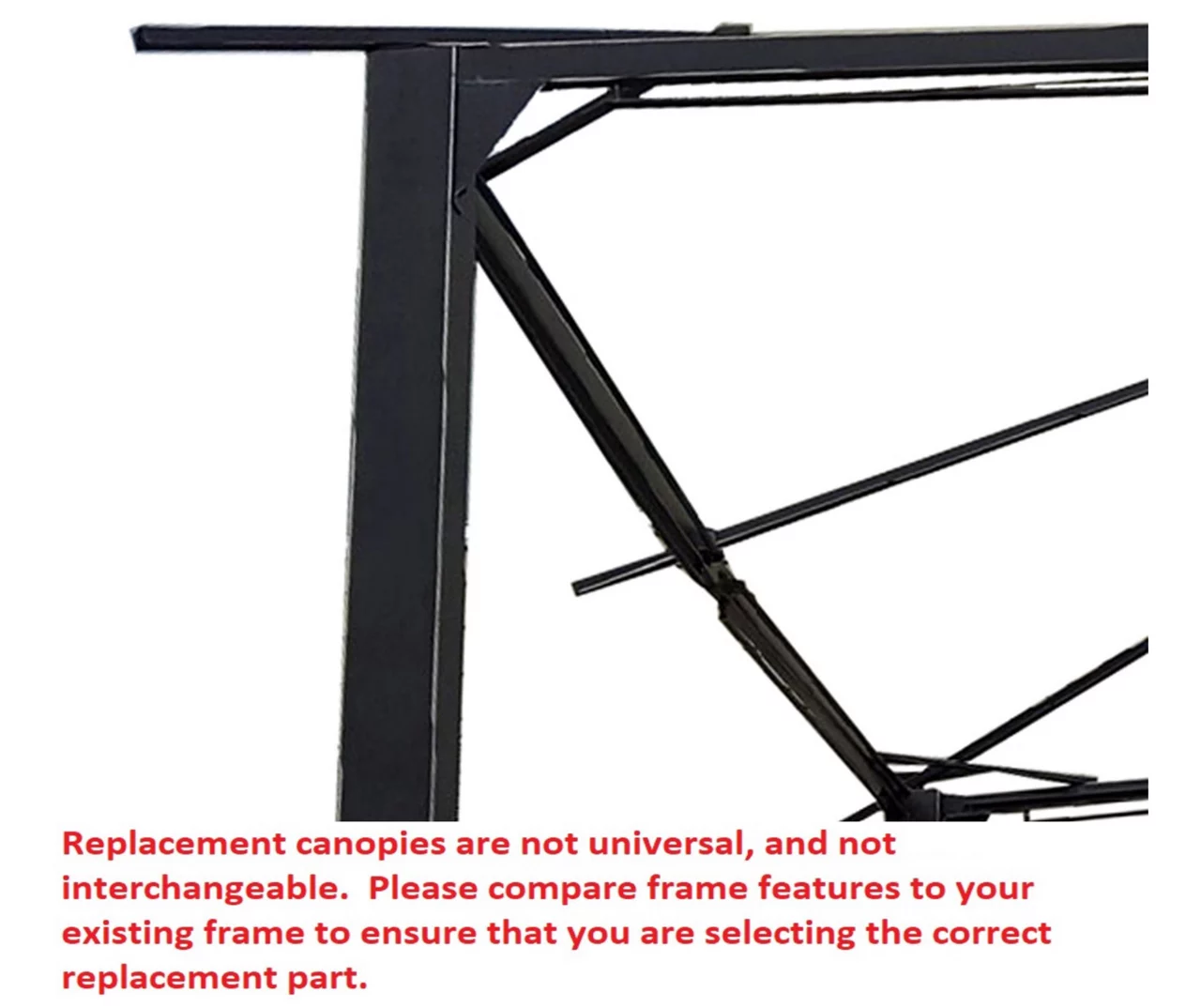 Monterey Gazebo Stone Stripe Replacement Canopy 6 Monterey Gazebo Stone Stripe Replacement Canopy - Image 4