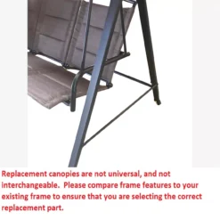 Aspen Swing Gray Replacement Canopy -Outdoor Decor Sales 810549253 31