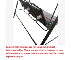 Aspen Swing Gray Replacement Canopy -Outdoor Decor Sales 810549253 4