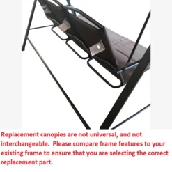 Aspen Swing Gray Replacement Canopy -Outdoor Decor Sales 810549253 41
