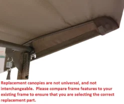 Palermo Swing Brown Replacement Canopy 13 Palermo Swing Brown Replacement Canopy -Outdoor Decor Sales 810549254 4