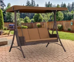 Wilson Fisher Wicker Swing Brown Replacement Canopy -Outdoor Decor Sales 810549261 6