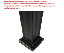 Oakmont Gazebo Beige Replacement Riplock Canopy & Side Mosquito Netting Set -Outdoor Decor Sales 810549264 6