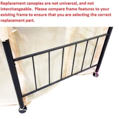 Jefferies Gazebo Beige Replacement Riplock Canopy -Outdoor Decor Sales 810549265 51