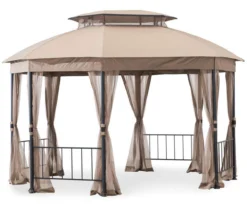 Jefferies Gazebo Beige Replacement Riplock Canopy -Outdoor Decor Sales 810549265 6