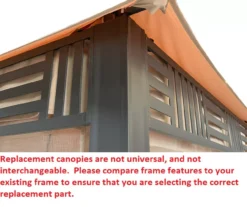 Westbrook Gazebo Beige Replacement Canopy -Outdoor Decor Sales 810549273 3