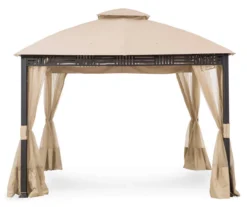 Westbrook Gazebo Beige Replacement Riplock Canopy & Side Mosquito Netting Set