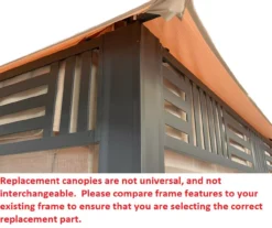 Westbrook Gazebo Replacement Riplock Canopy -Outdoor Decor Sales 810549278 3