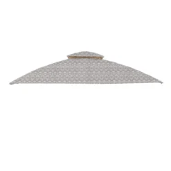 Westbrook Gazebo Beige Damask Replacement Canopy -Outdoor Decor Sales 810549281 11