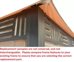 Westbrook Gazebo Stone Stripe Replacement Canopy 17 Westbrook Gazebo Stone Stripe Replacement Canopy -Outdoor Decor Sales 810549285 3