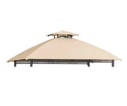 Westbrook Grill Gazebo Beige Replacement Canopy -Outdoor Decor Sales 810549286 11