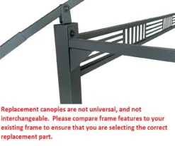 Westbrook Grill Gazebo Beige Replacement Canopy -Outdoor Decor Sales 810549286 31