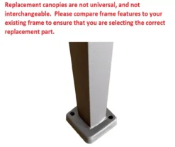 Westbrook Grill Gazebo Beige Replacement Canopy -Outdoor Decor Sales 810549286 71