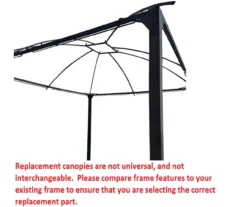 South Hampton Gazebo Palm Leaves Replacement Canopy -Outdoor Decor Sales 810549299 4