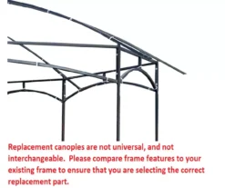 Newport Gazebo Beige Replacement Canopy -Outdoor Decor Sales 810549302 4