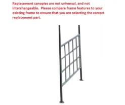 Newport Gazebo Beige Replacement Canopy -Outdoor Decor Sales 810549302 5