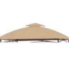 Dome Top Grill Gazebo Beige Replacement Riplock Canopy -Outdoor Decor Sales 810549305 1