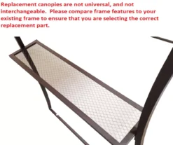 Dome Top Grill Gazebo Beige Replacement Riplock Canopy -Outdoor Decor Sales 810549305 6