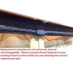 Riviera Sonoma Gazebo Palm Leaves Replacement Canopy -Outdoor Decor Sales 810549317 6