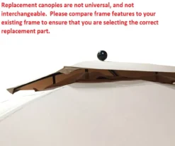 Windsor Dome Gazebo Beige Replacement Riplock Canopy & Side Mosquito Netting Set 10 Windsor Dome Gazebo Beige Replacement Riplock Canopy & Side Mosquito Netting Set -Outdoor Decor Sales 810549320 3