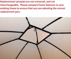 Somerset Gazebo Replacement Riplock Canopy -Outdoor Decor Sales 810549335 5