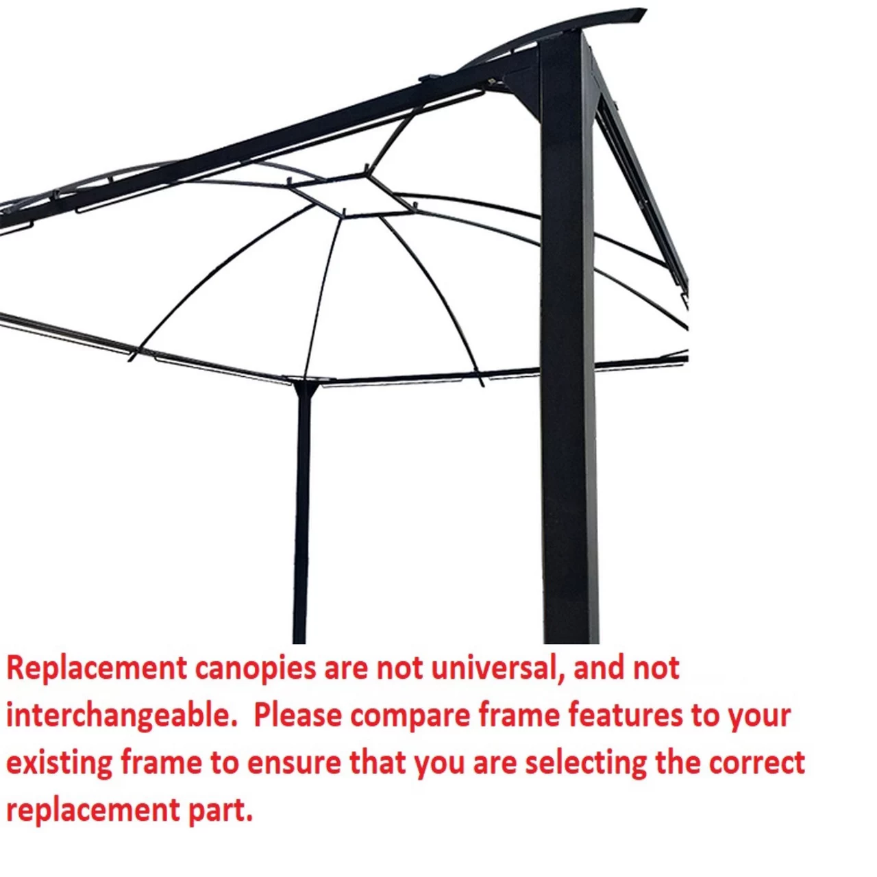 South Hampton Gazebo Beige Replacement Riplock Canopy & Side Mosquito Netting Set 6 South Hampton Gazebo Beige Replacement Riplock Canopy & Side Mosquito Netting Set - Image 4