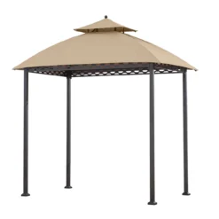 Pinehurst Grill Gazebo Beige Replacement Canopy -Outdoor Decor Sales 810549353 3