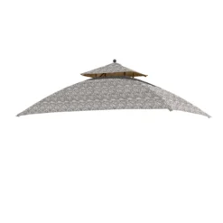 Pinehurst Grill Gazebo Beige Damask Replacement Canopy