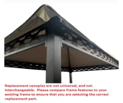 Pinehurst Grill Gazebo Beige Damask Replacement Canopy -Outdoor Decor Sales 810549360 61