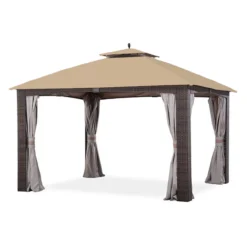 Augusta Gazebo Beige Replacement Canopy -Outdoor Decor Sales 810549365 3