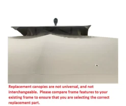 Augusta Gazebo Beige Replacement Canopy -Outdoor Decor Sales 810549365 51