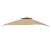 Augusta Gazebo Beige Replacement Riplock Canopy -Outdoor Decor Sales 810549366 1