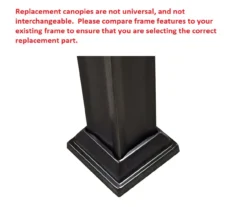 Windsor Dome Gazebo Midnight Blue Trellis Replacement Canopy -Outdoor Decor Sales 810549380 51