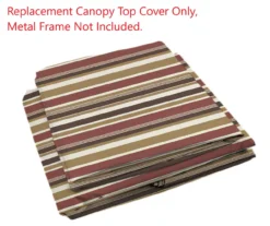 Windsor Dome Gazebo Canyon Stripe Replacement Canopy -Outdoor Decor Sales 810549382 21