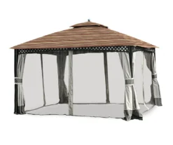 Windsor Dome Gazebo Canyon Stripe Replacement Canopy -Outdoor Decor Sales 810549382 31