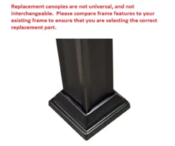 Windsor Dome Gazebo Canyon Stripe Replacement Canopy -Outdoor Decor Sales 810549382 51