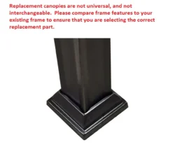 Windsor Dome Gazebo Stone Stripe Replacement Canopy -Outdoor Decor Sales 810549383 51