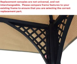 Windsor Grill Gazebo Replacement Riplock Canopy -Outdoor Decor Sales 810549388 31