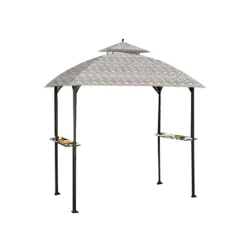 Windsor Grill Gazebo Beige Damask Replacement Canopy -Outdoor Decor Sales 810549390 8