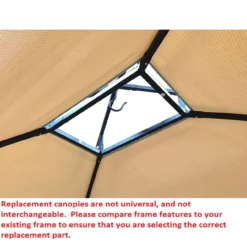 Windsor Grill Gazebo Palm Leaves Replacement Canopy -Outdoor Decor Sales 810549392 4