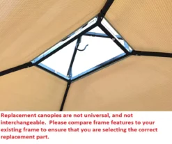 Windsor Grill Gazebo Palm Leaves Replacement Canopy -Outdoor Decor Sales 810549392 41