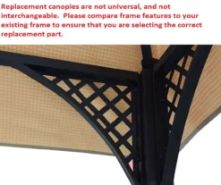 Windsor Grill Gazebo Stone Stripe Replacement Canopy 28 Windsor Grill Gazebo Stone Stripe Replacement Canopy -Outdoor Decor Sales 810549394 31