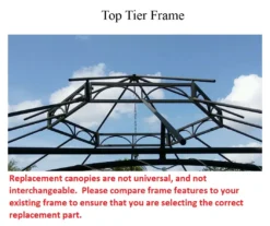 Southbay Gazebo Replacement Riplock Canopy -Outdoor Decor Sales 810549400 51