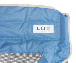 Lux Navy Blue Folding Quad Chair -Outdoor Decor Sales 810554434 2